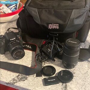 Canon EOS Rebel T4i Camera & Pieces
